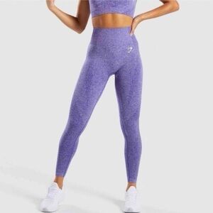 Gymshark Vital Seamless Leggings Purple Marl